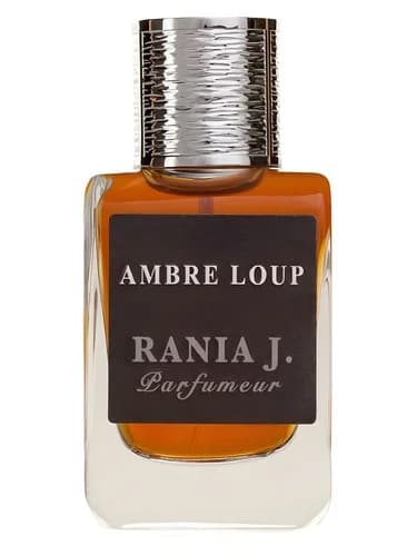 Frasco del perfume Ambre Loup de Rania J — fragancia unisex