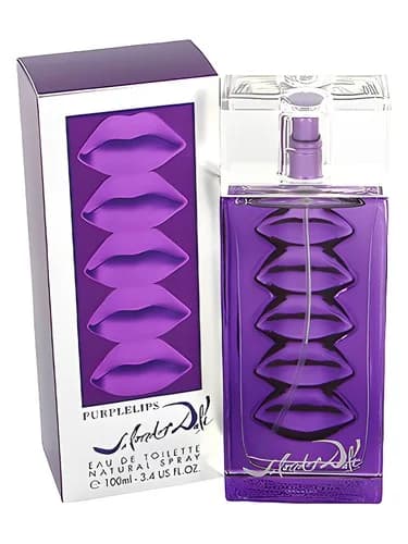 Frasco del perfume Purplelips de Salvador Dali — fragancia femenino