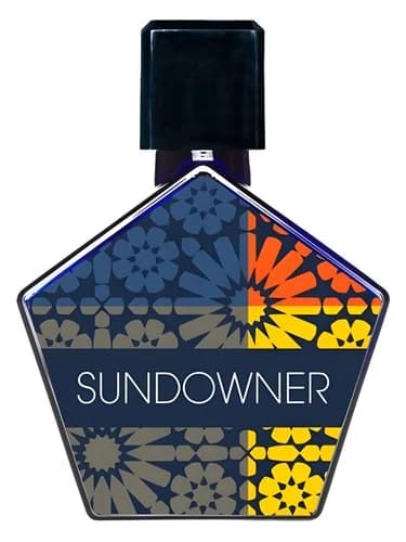 Frasco del perfume Sundowner de Tauer Perfumes — fragancia unisex