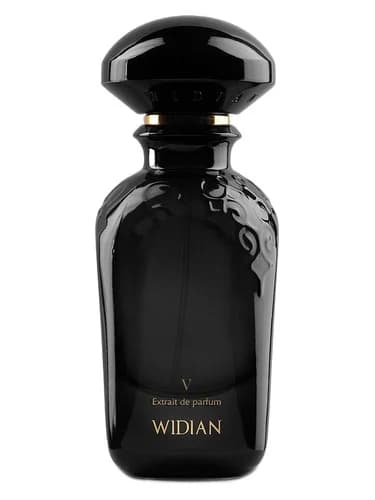 Frasco del perfume V de Widian — fragancia unisex