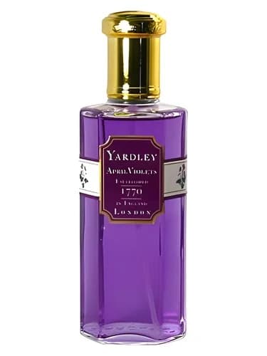 Frasco del perfume April Violets de Yardley — fragancia femenino