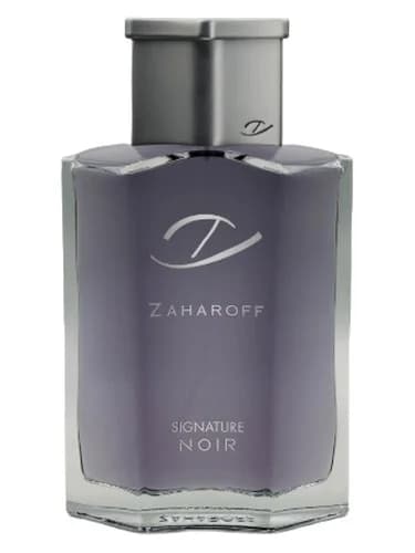 Frasco del perfume Signature Noir de Zaharoff — fragancia masculino