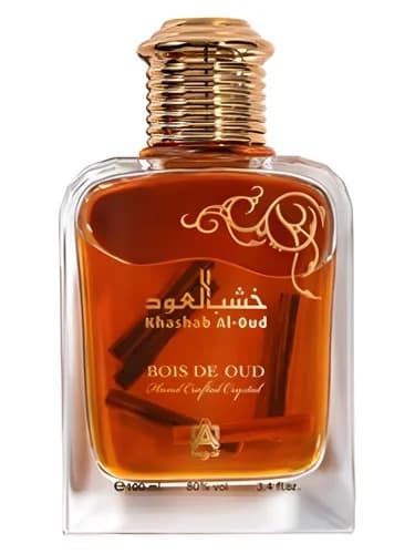 Frasco del perfume Khashab Al Oud Bois De Oud de Abdul Samad Al Qurashi — fragancia unisex