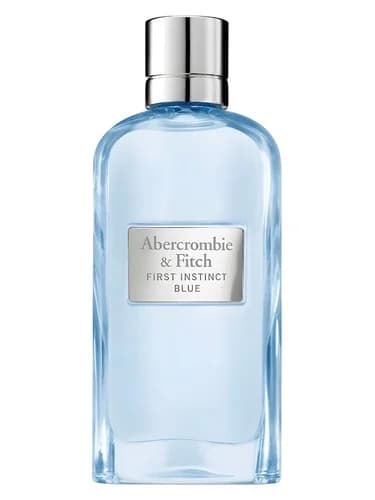 Frasco del perfume First Instinct Blue For Her de Abercrombie Fitch — fragancia femenino