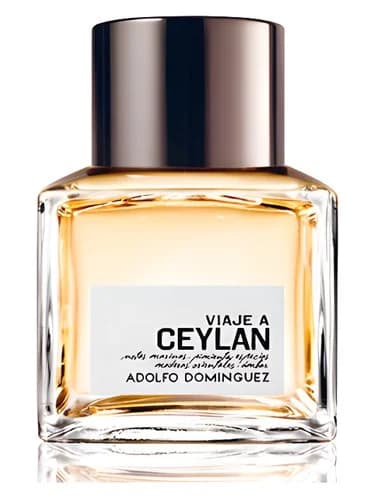 Frasco del perfume Viaje A Ceylan de Adolfo Dominguez — fragancia masculino