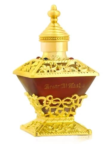 Frasco del perfume Attar Al Kaaba de Al Haramain Perfumes — fragancia unisex