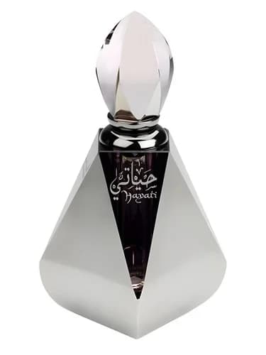 Frasco del perfume Hayati de Al Haramain Perfumes — fragancia unisex