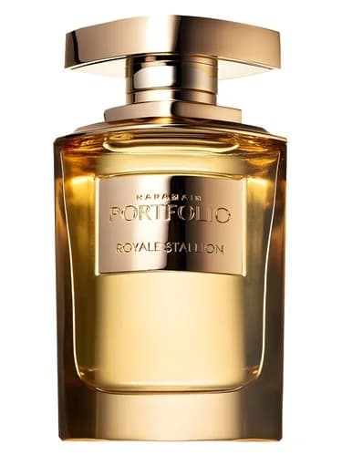 Frasco del perfume Portfolio Royale Stallion de Al Haramain Perfumes — fragancia unisex