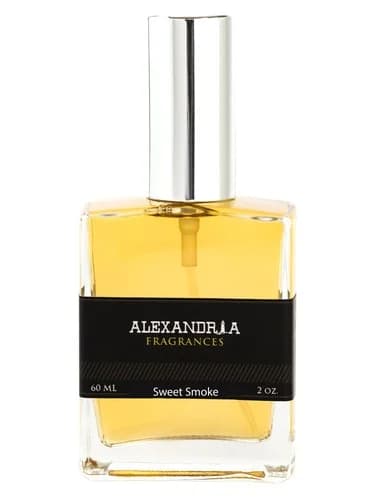 Frasco del perfume Sweet Smoke de Alexandria Fragrances — fragancia unisex