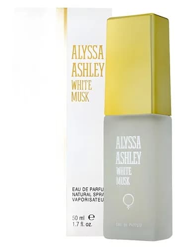 Frasco del perfume White Musk de Alyssa Ashley — fragancia femenino