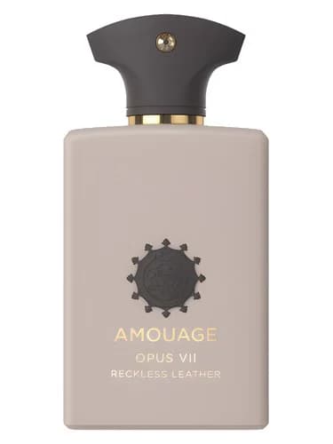 Frasco del perfume Opus Vii Reckless Leather de Amouage — fragancia unisex