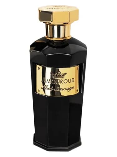 Frasco del perfume Miel Sauvage de Amouroud — fragancia unisex