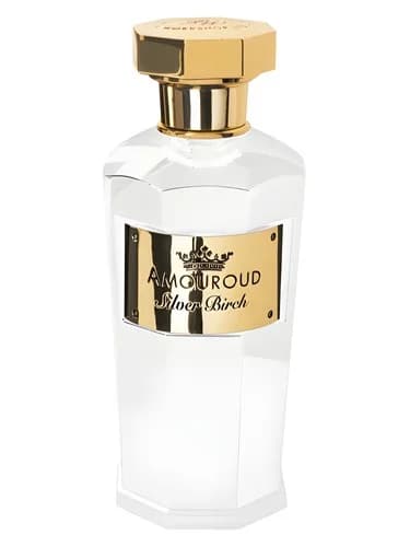 Frasco del perfume Silver Birch de Amouroud — fragancia unisex