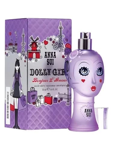 Frasco del perfume Dolly Girl Bonjour L Amour de Anna Sui — fragancia femenino