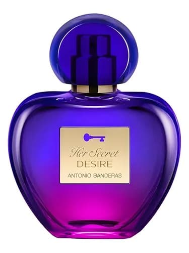 Frasco del perfume Her Secret Desire de Antonio Banderas — fragancia femenino