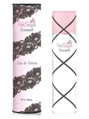 Frasco del perfume Pink Sugar Sensual de Aquolina — fragancia femenino