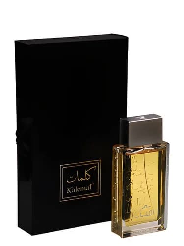 Frasco del perfume Kalemat Black de Arabian Oud — fragancia unisex
