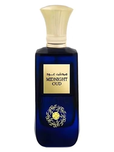 Frasco del perfume Midnight Oud de Ard Al Zaafaran — fragancia unisex