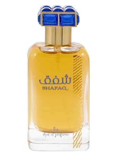 Frasco del perfume Shafaq de Ard Al Zaafaran — fragancia unisex