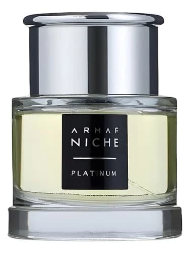 Frasco del perfume Platinum de Armaf — fragancia masculino