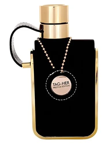 Frasco del perfume Tag Her Prestige de Armaf — fragancia femenino