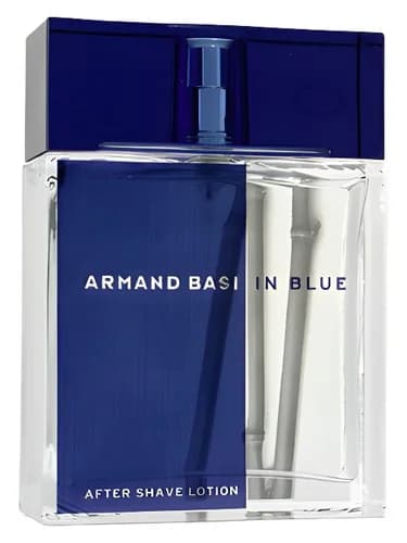 Frasco del perfume In Blue de Armand Basi — fragancia masculino