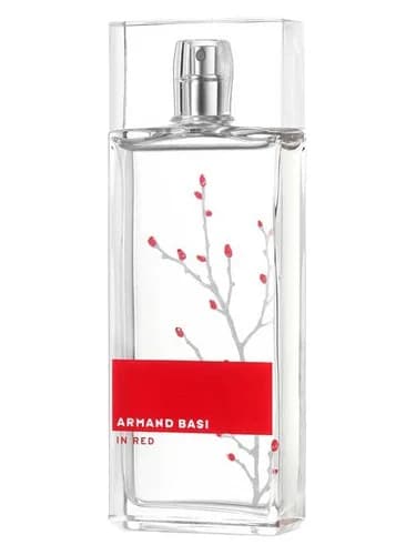Frasco del perfume In Red de Armand Basi — fragancia femenino