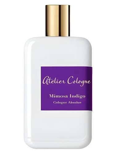 Frasco del perfume Mimosa Indigo de Atelier Cologne — fragancia unisex