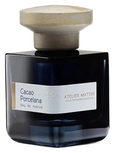 Frasco del perfume Cacao Porcelana de Atelier Materi — fragancia unisex