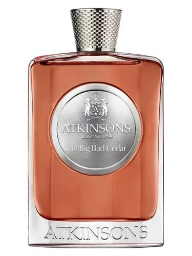Frasco del perfume The Big Bad Cedar de Atkinsons — fragancia unisex
