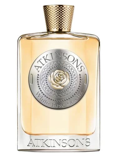 Frasco del perfume White Rose De Alix de Atkinsons — fragancia unisex