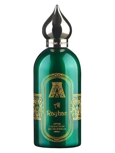 Frasco del perfume Al Rayhan de Attar Collection — fragancia unisex