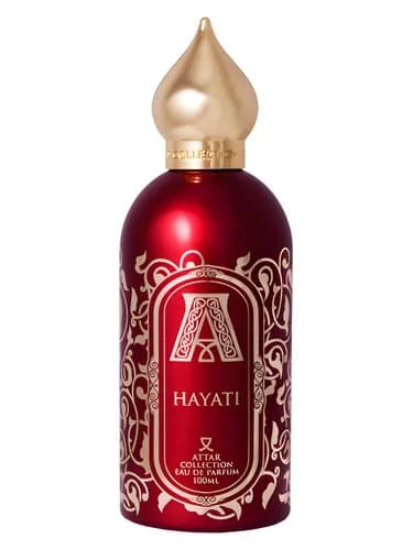 Frasco del perfume Hayati de Attar Collection — fragancia unisex
