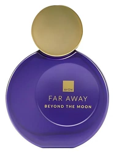 Frasco del perfume Far Away Beyond The Moon de Avon — fragancia femenino
