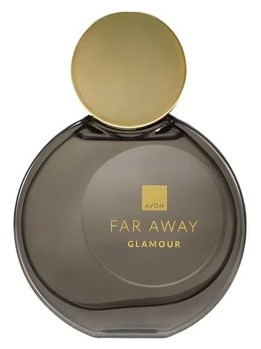 Frasco del perfume Far Away Glamour de Avon — fragancia femenino