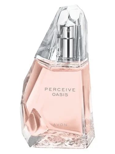 Frasco del perfume Perceive Oasis de Avon — fragancia femenino