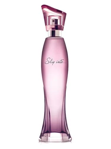 Frasco del perfume Slip Into de Avon — fragancia femenino