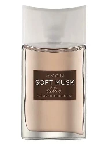Frasco del perfume Soft Musk Delice Fleur De Chocolate de Avon — fragancia femenino