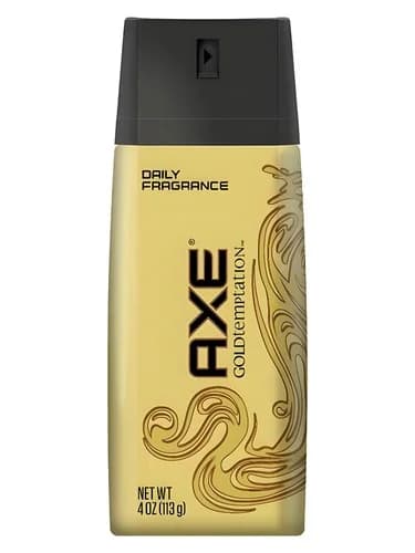 Frasco del perfume Gold Temptation de Axe — fragancia masculino
