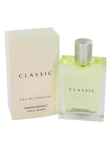 Frasco del perfume Classic de Banana Republic — fragancia unisex