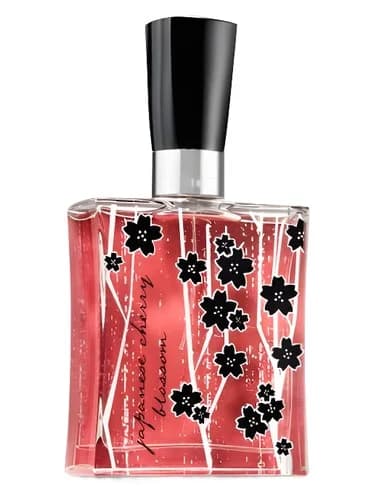 Frasco del perfume Japanese Cherry Blossom de Bath Body Works — fragancia femenino