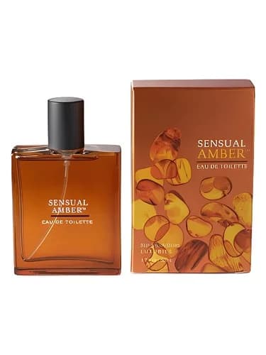 Frasco del perfume Sensual Amber de Bath Body Works — fragancia femenino