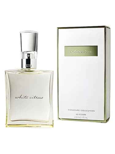 Frasco del perfume White Citrus Eau De Toilette de Bath Body Works — fragancia femenino