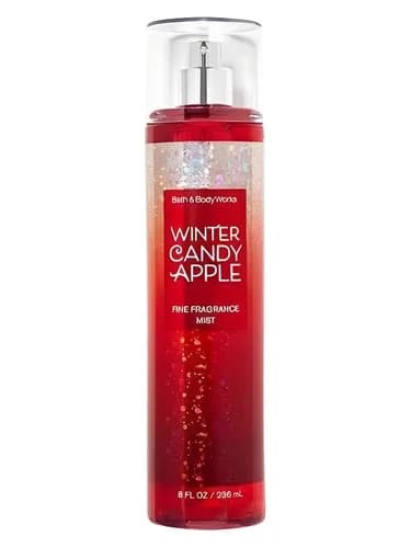 Frasco del perfume Winter Candy Apple de Bath Body Works — fragancia femenino