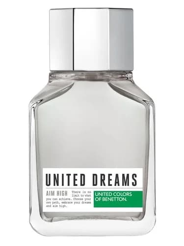 Frasco del perfume United Dreams Men Aim High de Benetton — fragancia masculino