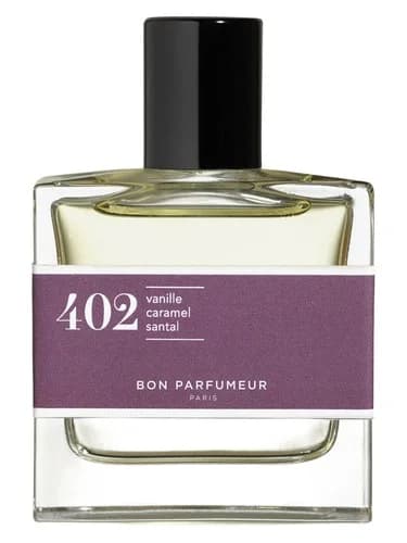 Frasco del perfume 402 Vanilla Toffee Sandalwood de Bon Parfumeur — fragancia unisex