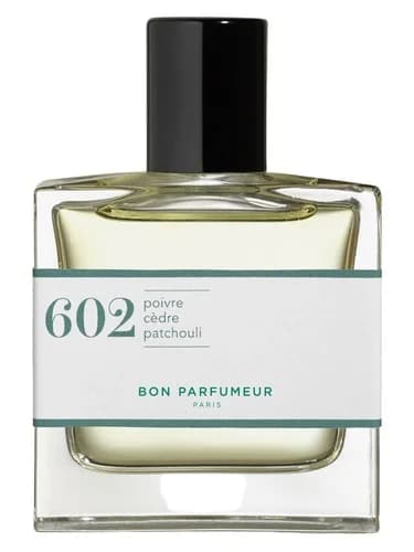 Frasco del perfume 602 Pepper Cedar Patchouli de Bon Parfumeur — fragancia unisex