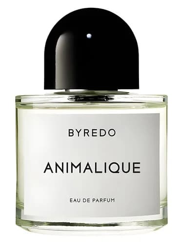 Frasco del perfume Animalique de Byredo — fragancia unisex