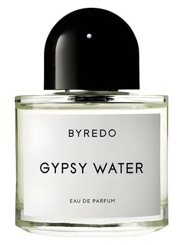Frasco del perfume Gypsy Water de Byredo — fragancia unisex