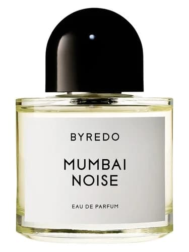 Frasco del perfume Mumbai Noise de Byredo — fragancia unisex
